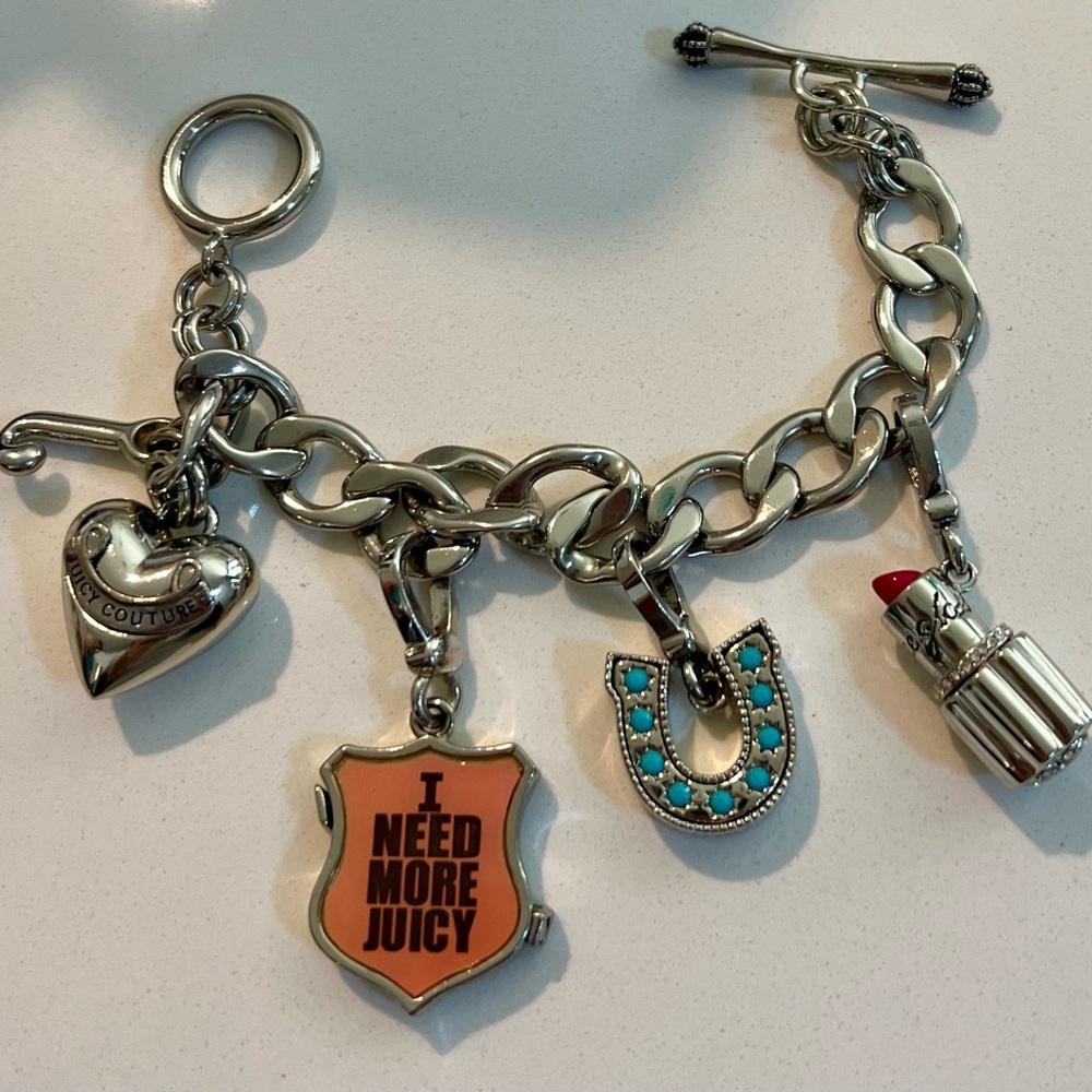 Juicy Couture Charm Bracelet Vintage Y2K EUC